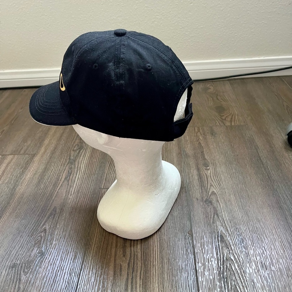 Black Cap with Gold 'TOKYO' Embroidery - Picture 3 of 9
